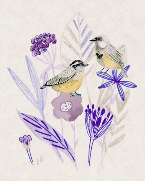 Meander in Violet II Poster Print - Melissa Wang