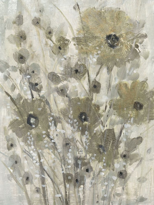 Shimmering Flowers I Poster Print - Tim OToole