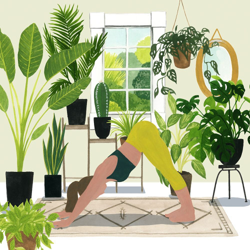 Indoor Asana I Poster Print - Grace Popp