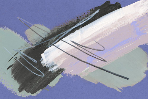 Peri Inspiration Abstract Poster Print - Patricia Pinto