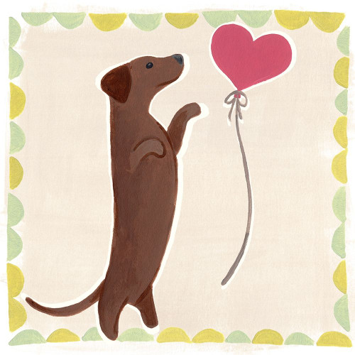 Dachshund Delight II Poster Print - June Erica Vess