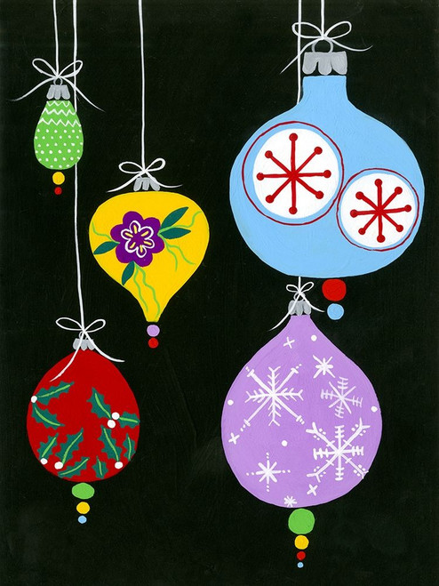 Jazzy Christmas III Poster Print - Regina Moore