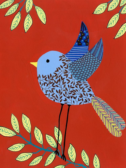 Patterned Feathers III Poster Print - Regina Moore