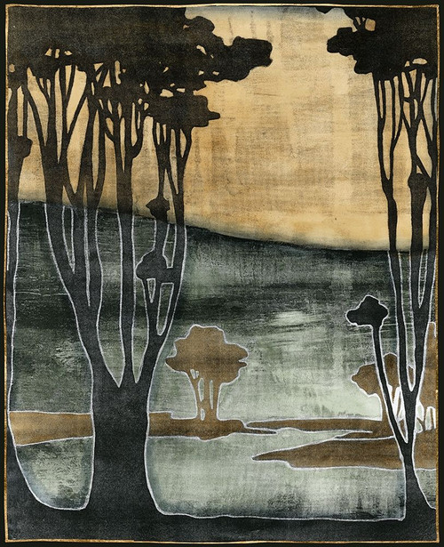 Nouveau Trees II Poster Print - Jennifer Goldberger