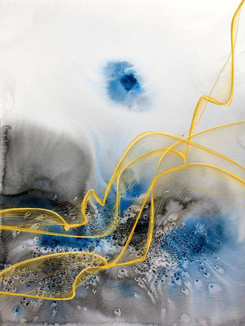 Coastal Watercolor Abstract VIII Poster Print - Irena Orlov