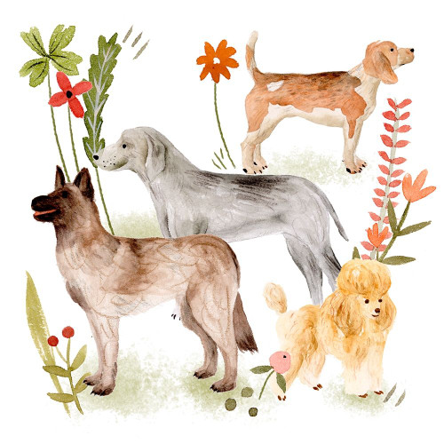 A Little Walk V Poster Print - Melissa Wang