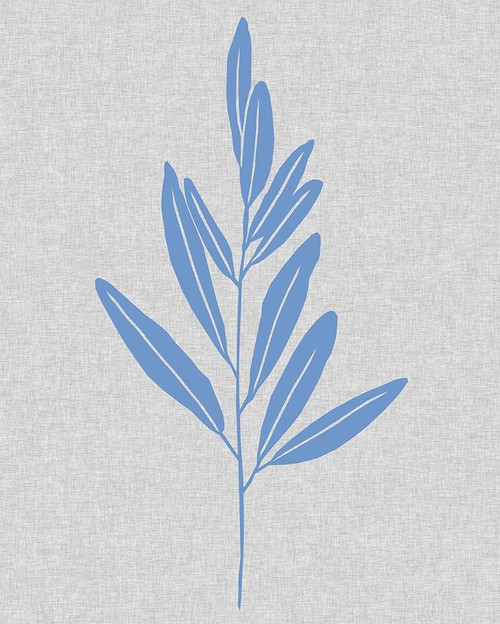 Blue Stem III Poster Print - Melissa Wang