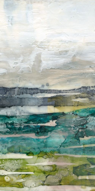 Crackled Marshland II Poster Print - Jennifer Goldberger