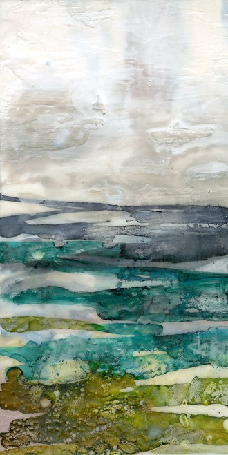 Crackled Marshland I Poster Print - Jennifer Goldberger