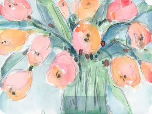 Tulip Bouquet IV Poster Print - Samuel Dixon