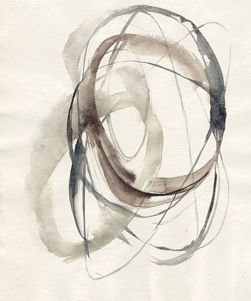 Spiral Hoops I Poster Print - Jennifer Goldberger