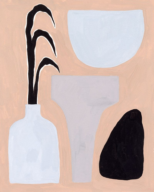 Pale Abstraction III Poster Print - Melissa Wang