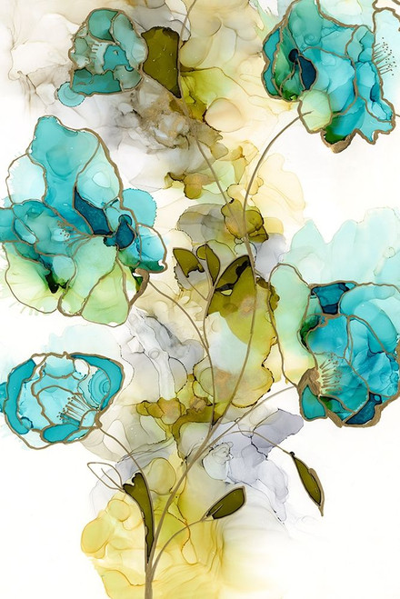 Flower Facets II Poster Print - Jennifer Goldberger