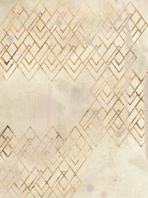 Deco Pattern in Cream IV Poster Print - June Erica Vess
