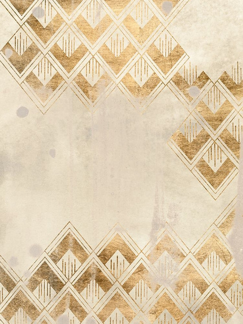 Deco Pattern in Cream III Poster Print - June Erica Vess