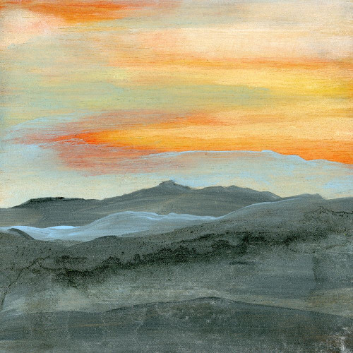 Over Blue Poster Print - Karen Suderman