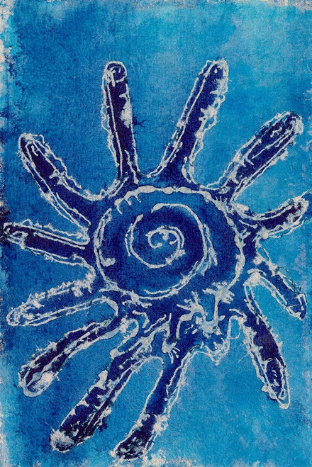 Cerulean Shells V Poster Print - Regina Moore