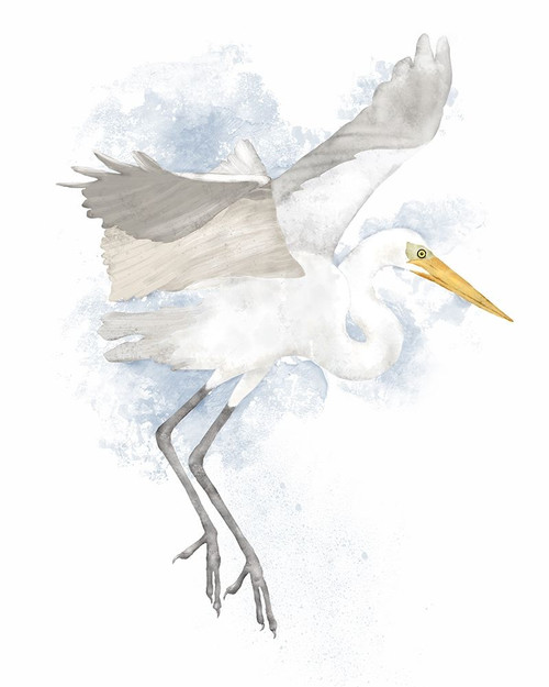 Coastal Heron II Poster Print - Jade Reynolds