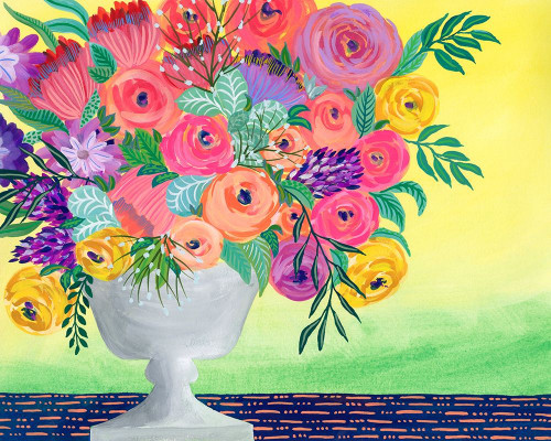 Imaginary Floral II Poster Print - Regina Moore