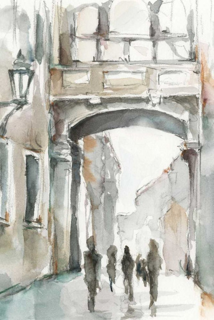 Watercolor Arch Studies I Poster Print - Ethan Harper