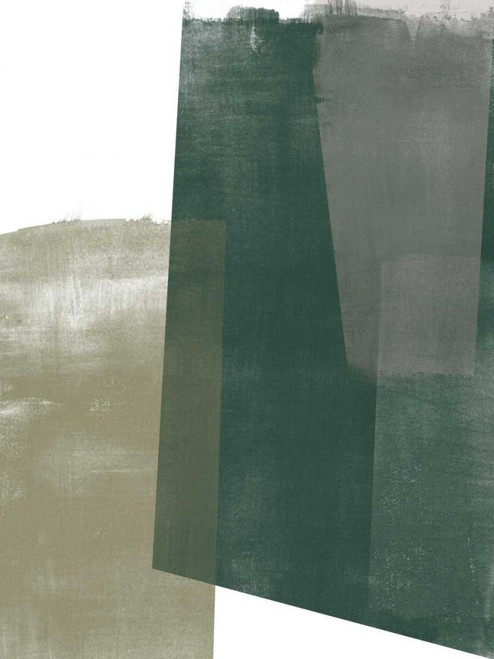 Verdant Geometry I Poster Print - June Erica Vess