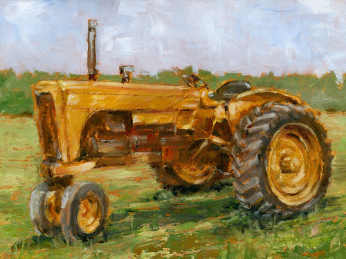 Rustic Tractors IV Poster Print - Ethan Harper