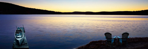 Lakescape Panorama II Poster Print - James McLoughlin Lakescape Panorama II Poster Print - James McLoughlin