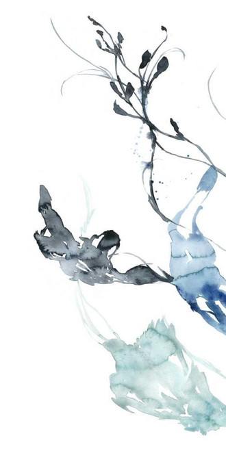 Ocean Etude Triptych I Poster Print - Jennifer Goldberger