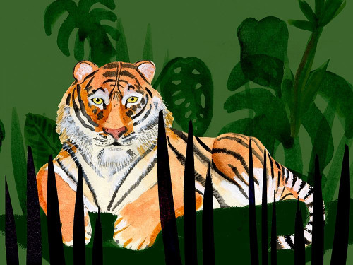 Tiger Tiger II Poster Print - Alicia Ludwig