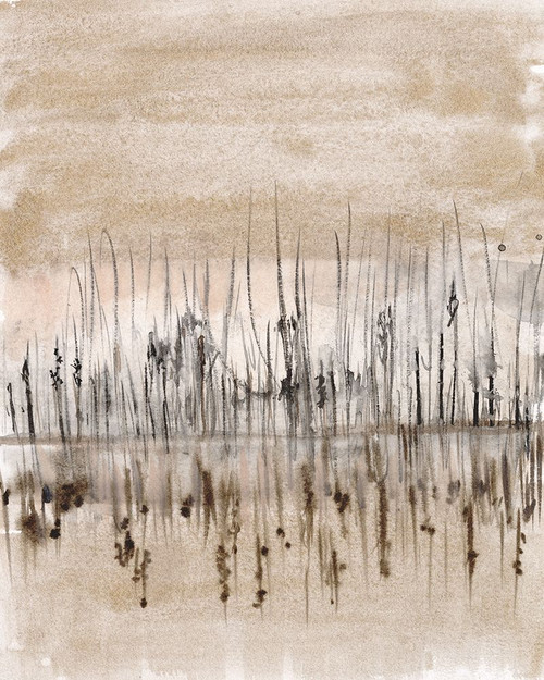 Marshline Reflection I Poster Print - Jennifer Goldberger