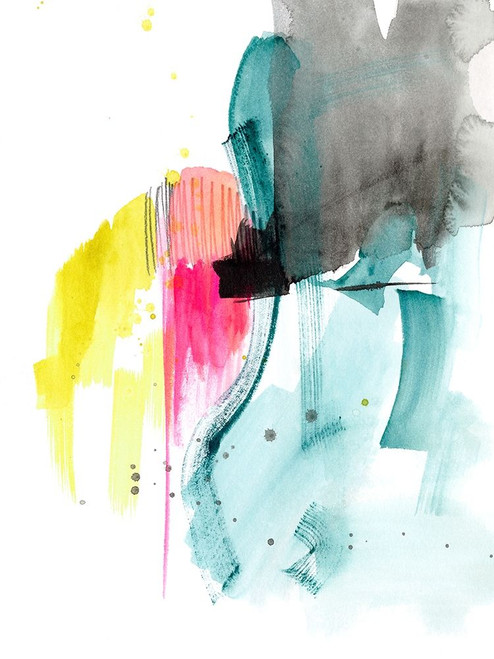 Neon Contemplation I Poster Print - Jennifer Goldberger