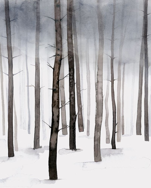 Hazy Winter Walk II Poster Print - Grace Popp