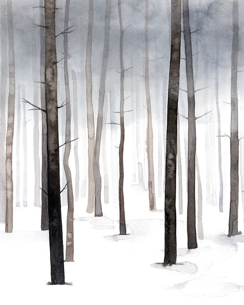 Hazy Winter Walk I Poster Print - Grace Popp