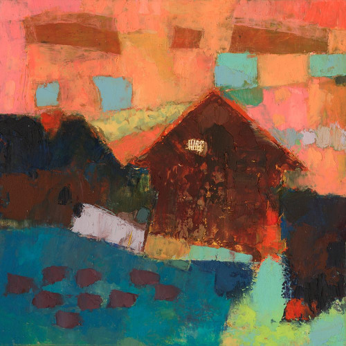 Farmville Barn Poster Print - Sue Jachimiec