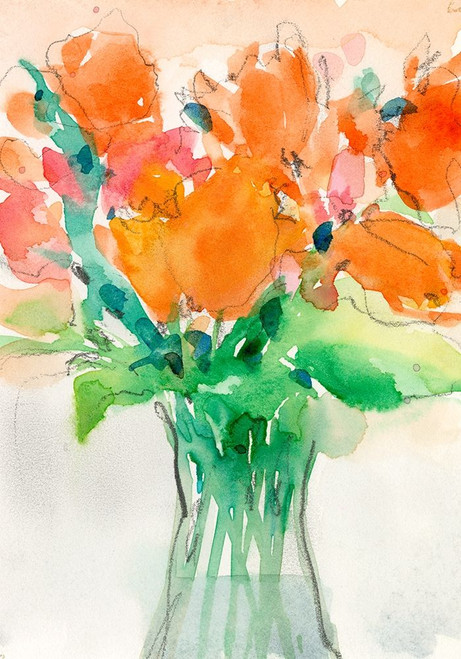 Cheerful Bouquet I Poster Print - Samuel Dixon