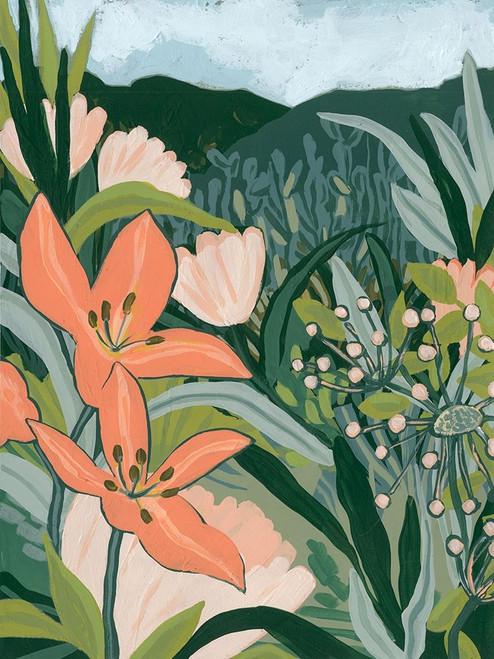 Spring Valley Blooms I Poster Print - June Erica Vess