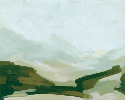 Valley Green II Poster Print - June Erica Vess