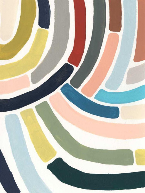 Mosaic Curve II Poster Print - June Erica Vess