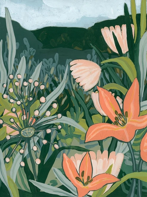 Spring Valley Blooms II Poster Print - June Erica Vess