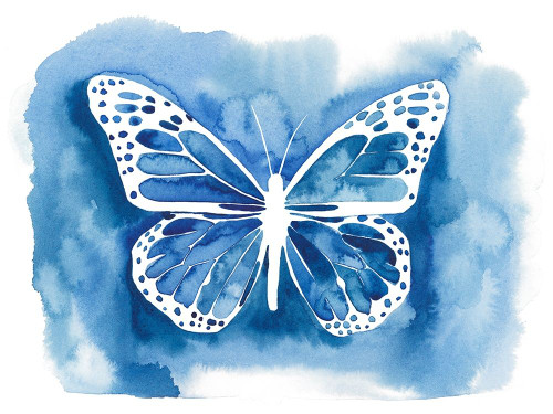 Butterfly Inkling I Poster Print - Grace Popp