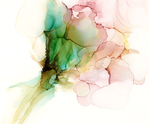 Pink and Turquoise Bloom I Poster Print - Jennifer Goldberger