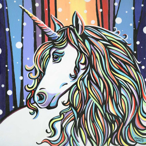 Magical Unicorn II Poster Print - Carolee Vitaletti