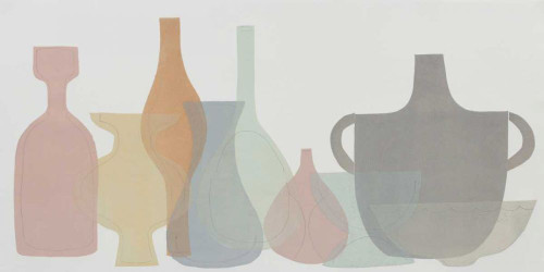Soft Pottery Shapes II Poster Print - Rob Delamater
