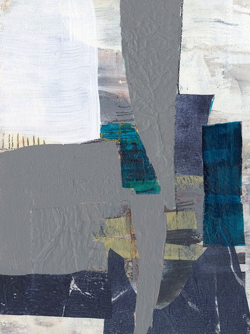 Teal Inset II Poster Print - Jennifer Goldberger