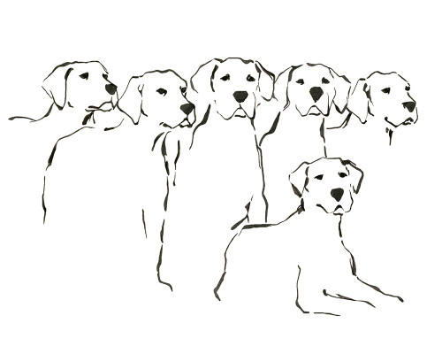 Dog Squad Goals I Poster Print - Ethan Harper