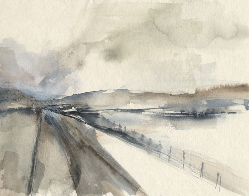 Vanishing Pathway I Poster Print - Jennifer Goldberger