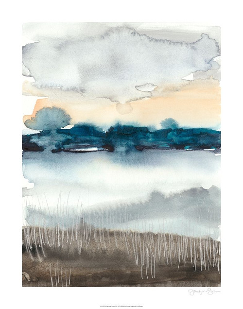 Lakeview Sunset I Poster Print - Jennifer Goldberger