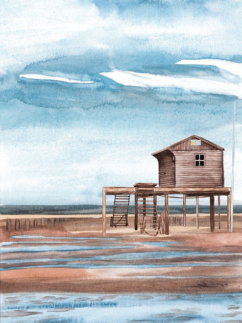 Along the Shoreline I Poster Print - Melissa Wang