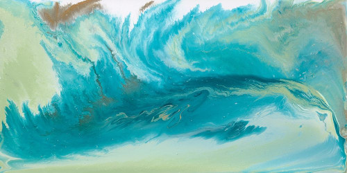 Breaking Surf I Poster Print - Pam Ilosky