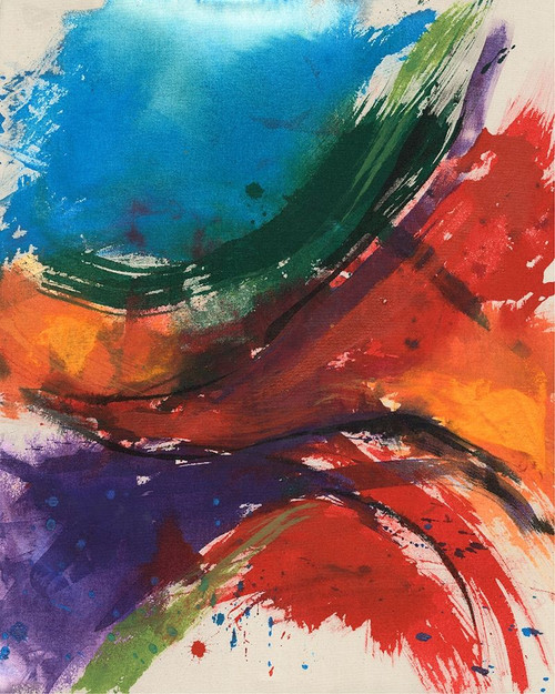 Primary Splash I Poster Print - Jennifer Goldberger